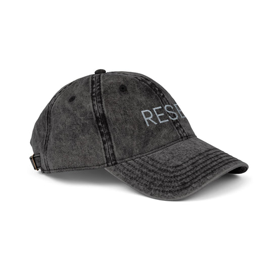 RESET CAP – VINTAGE BLACK