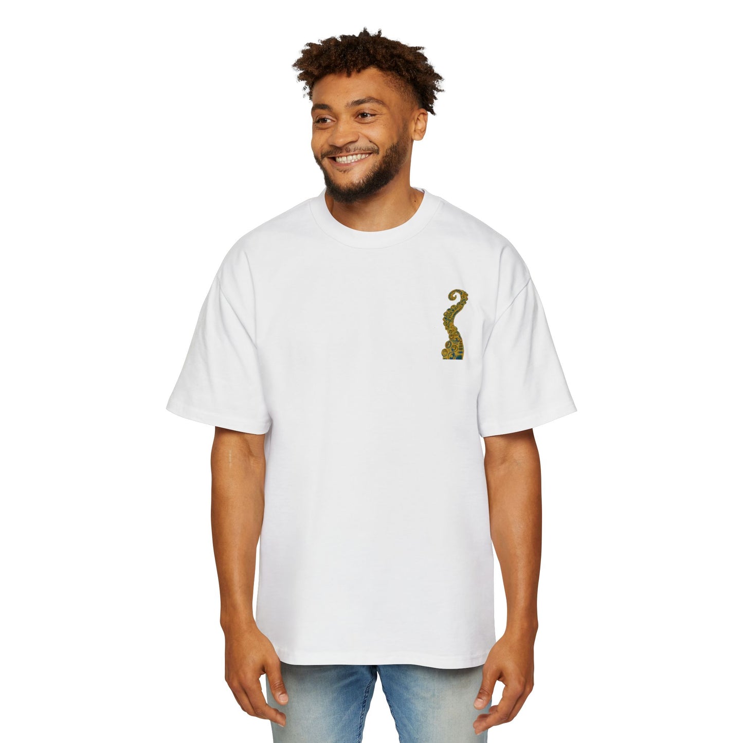 Yellow Octopi Cotton Tee