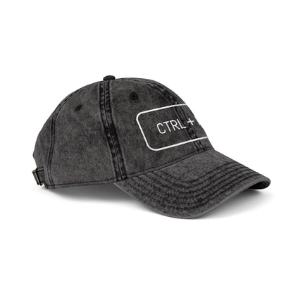 CTRL+ME CAP – VINTAGE BLACK