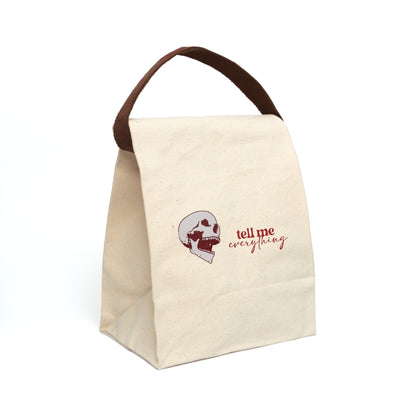 Tell me everything Canvas Tote Bag