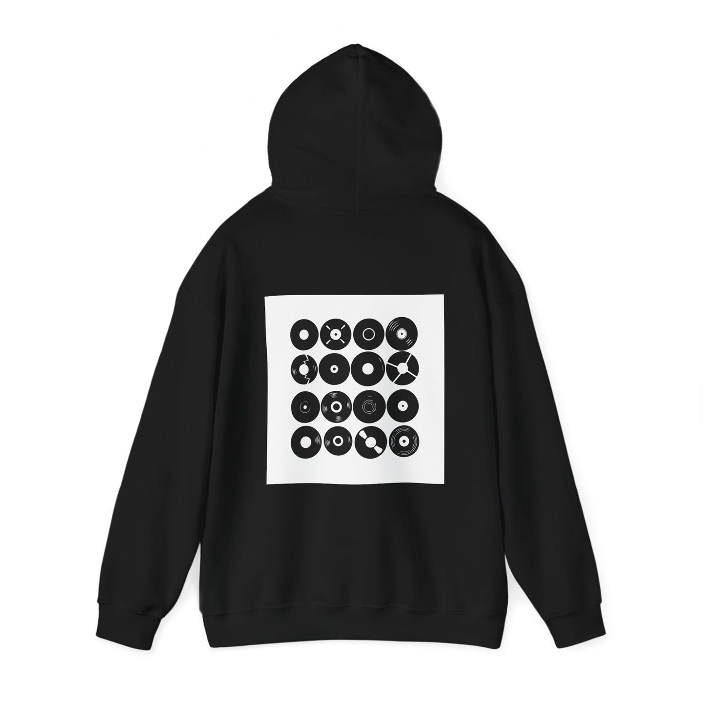 Vinyl Record Crew Hooded Sweatshirt