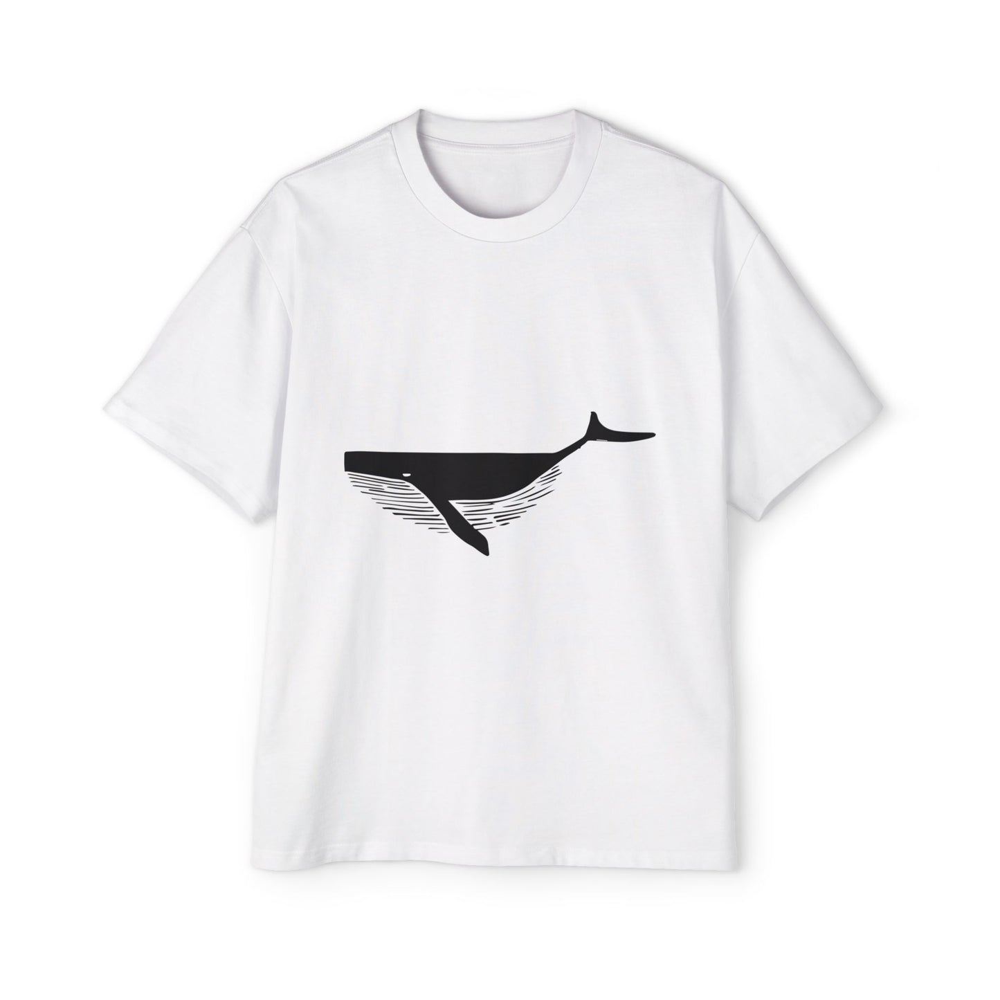 Black Shadowed Leviathan Cotton Tee