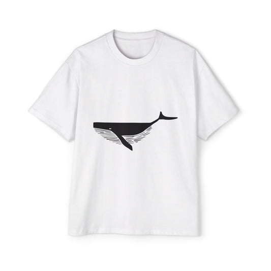 Black Shadowed Leviathan Cotton Tee