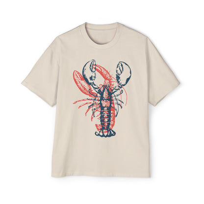 Red Blue Claw & Pinch Cotton Tee