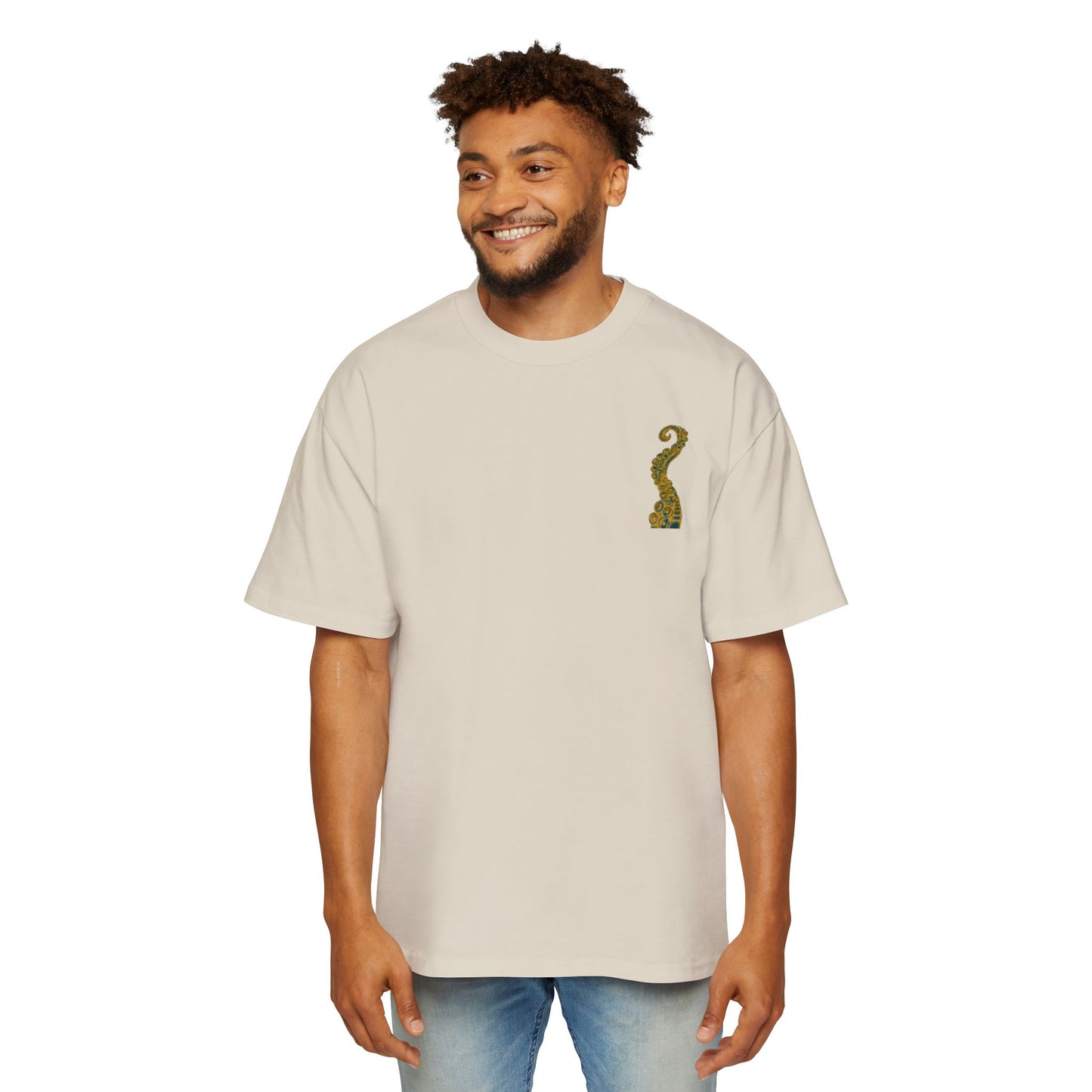 Yellow Octopi Cotton Tee