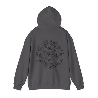 Butterfly Dreamscape Crew Hooded Sweatshirt