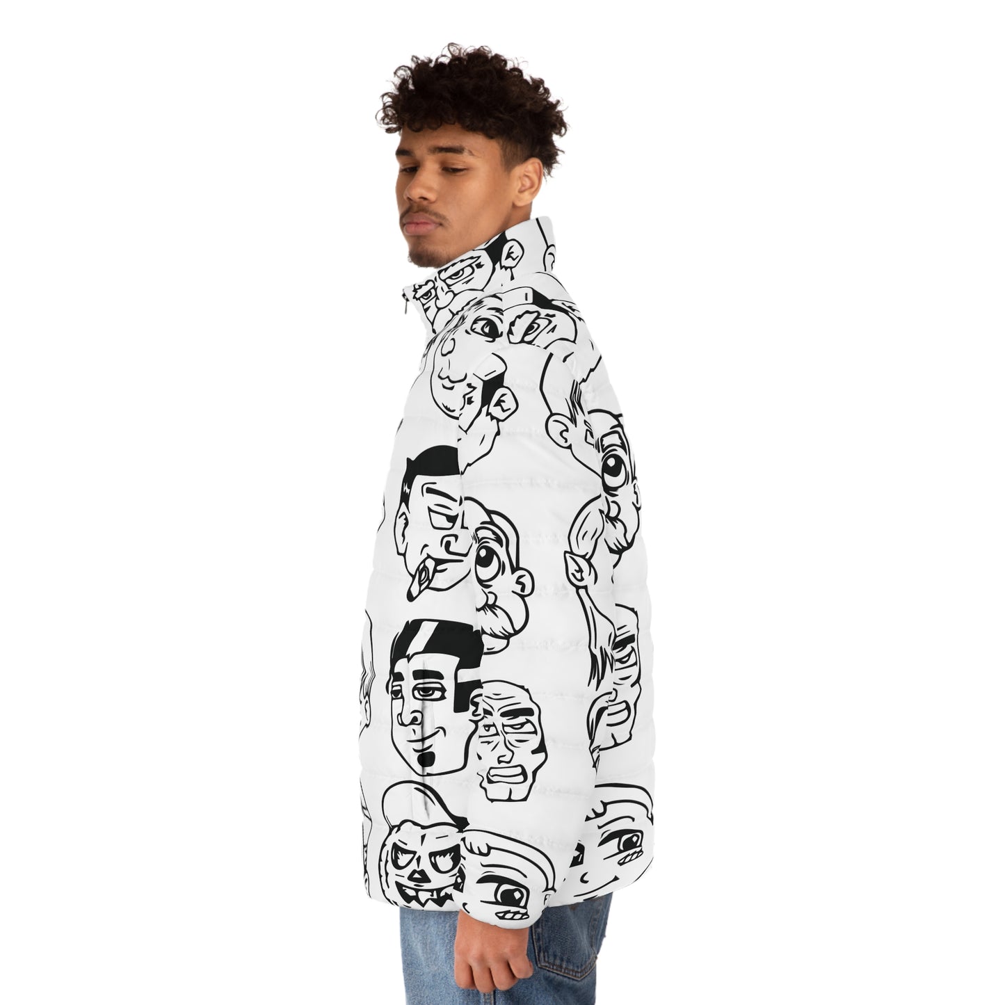 Character Collective Puffer Jacket (AOP)