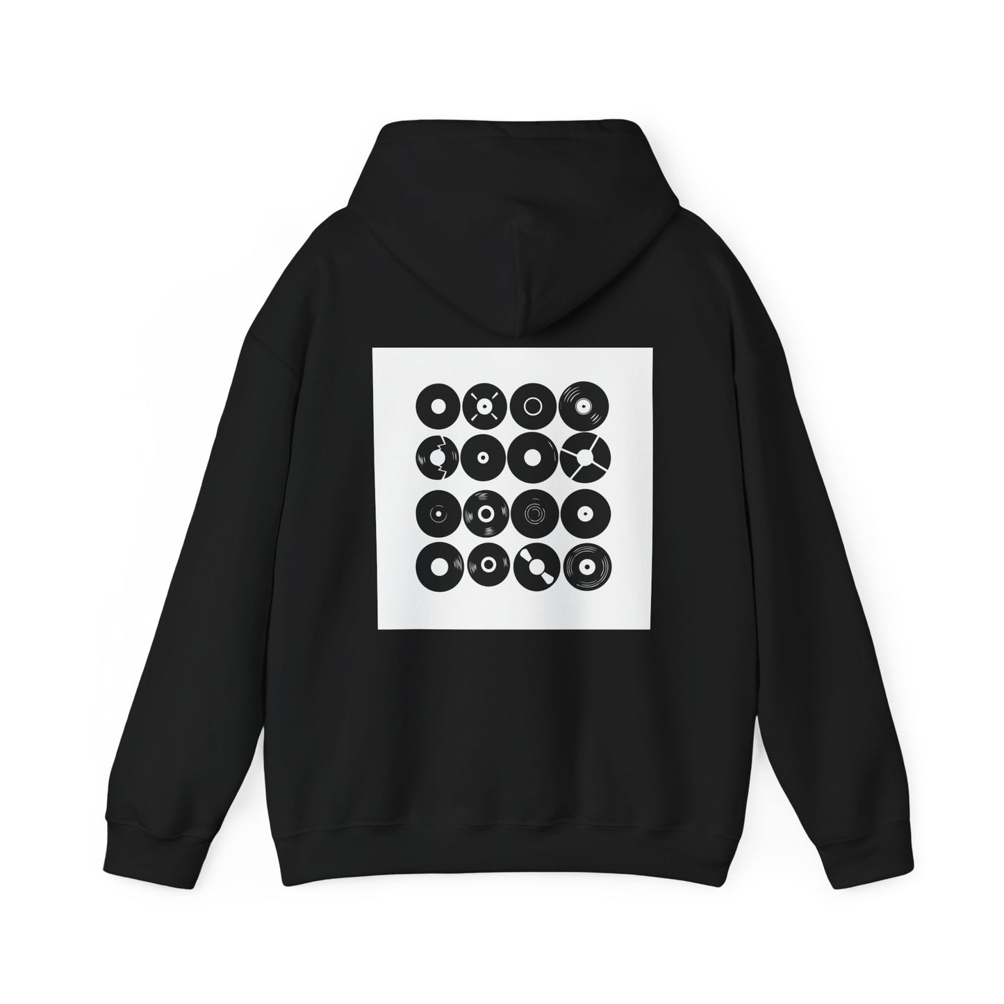 Vinyl Record Crew Hooded Sweatshirt