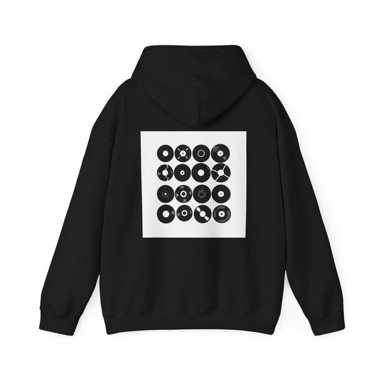 Vinyl Record Crew Hooded Sweatshirt