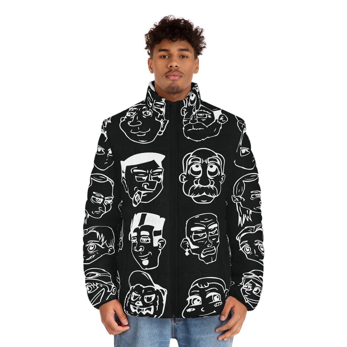 Character Collective Puffer Jacket (AOP)