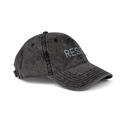 RESET CAP – VINTAGE BLACK