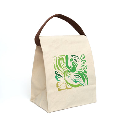 Verdant Waves Canvas Tote Bag