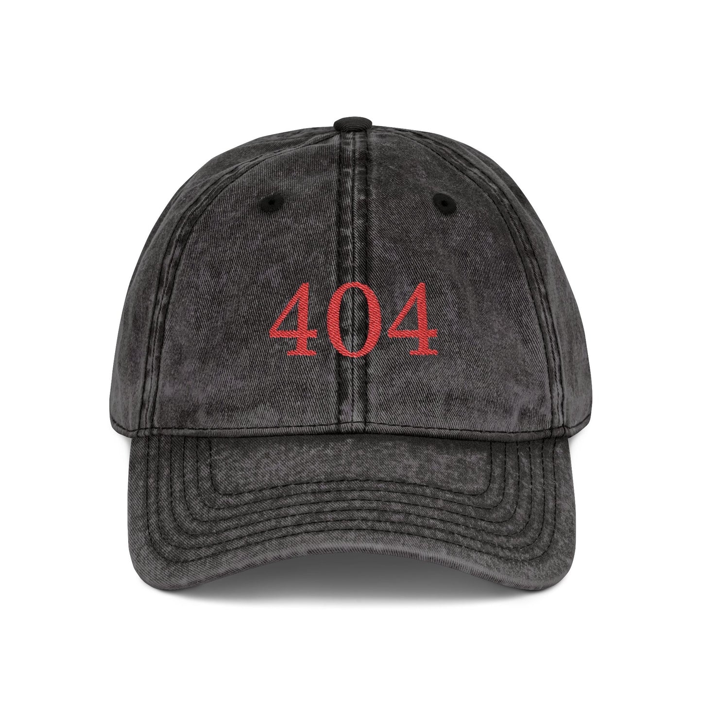 404_NOTFOUND CAP – VINTAGE BLACK