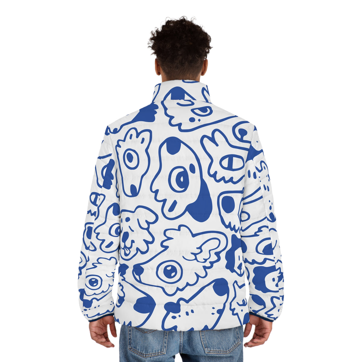 Wolf Pack Puffer Jacket (AOP)