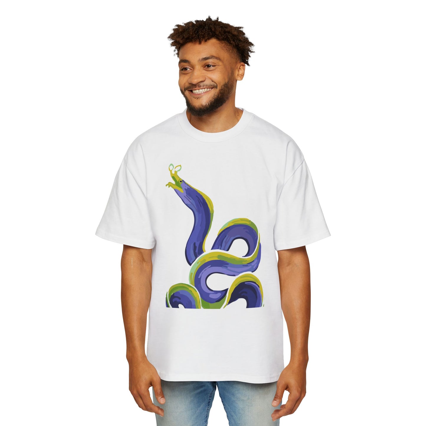 Violet Current Eel Cotton Tee