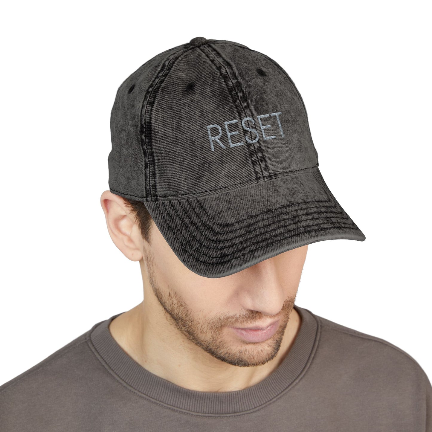 RESET CAP – VINTAGE BLACK
