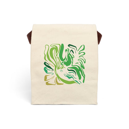 Verdant Waves Canvas Tote Bag