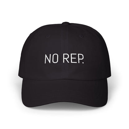 Classic Dad Cap with 'NO REP' Design, Trendy Headwear, Casual Gift for Father's Day, Fashionable Accessory for Dads, Summer Cap, Unisex Hat