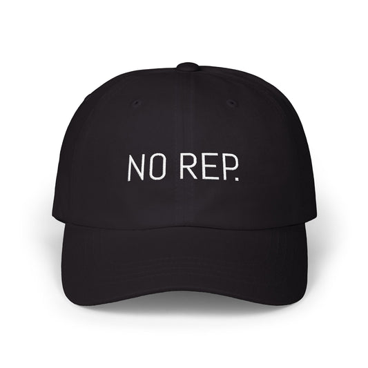 Classic Dad Cap with 'NO REP' Design, Trendy Headwear, Casual Gift for Father's Day, Fashionable Accessory for Dads, Summer Cap, Unisex Hat