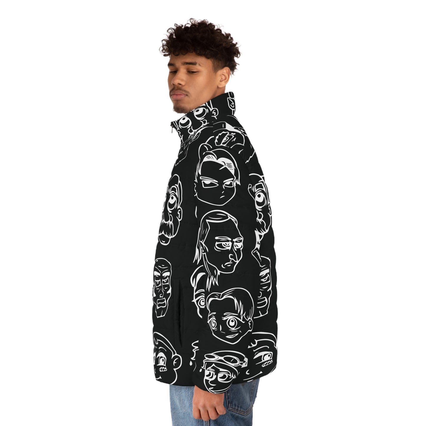 Character Collective Puffer Jacket (AOP)