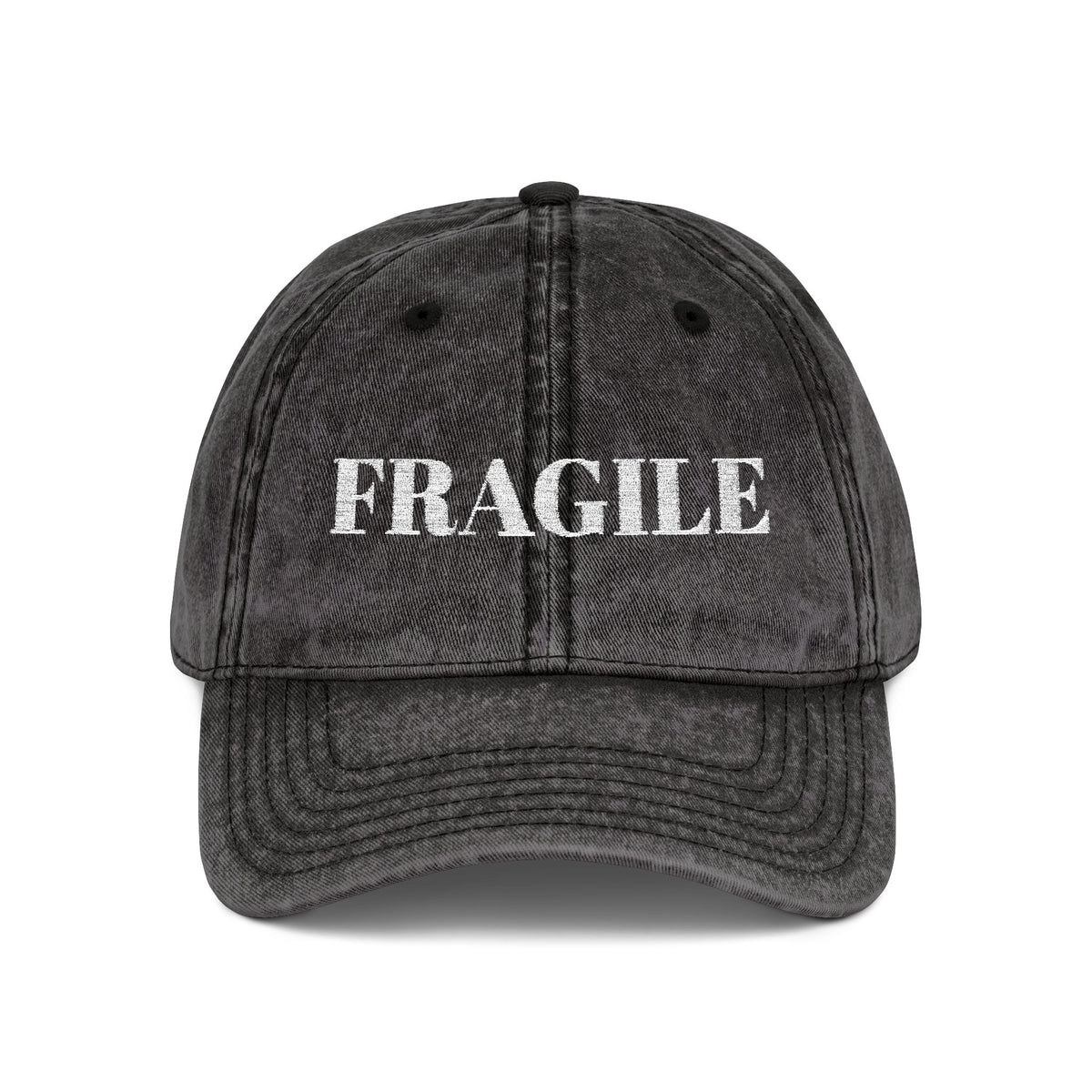 FRAGILE MIND CAP – VINTAGE BLACK