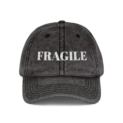 FRAGILE MIND CAP – VINTAGE BLACK