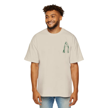 Green fish shoal Cotton Tee