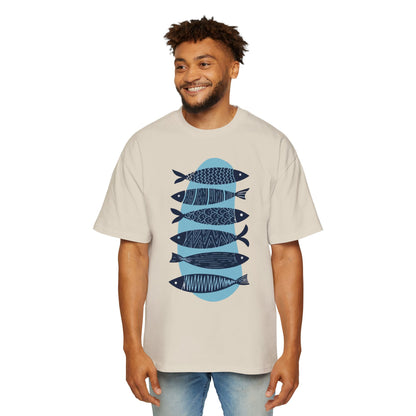 Black & Blue Quantum Catch Cotton Tee