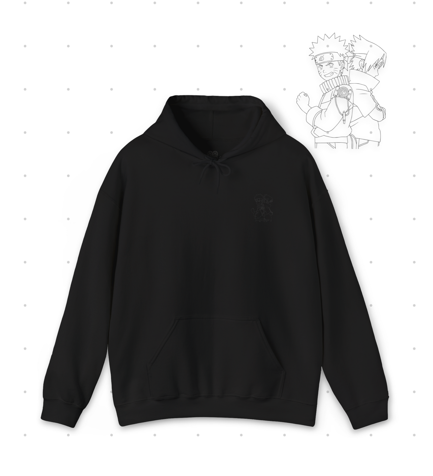 Naruto & Sasuke Uchiha Hoodie