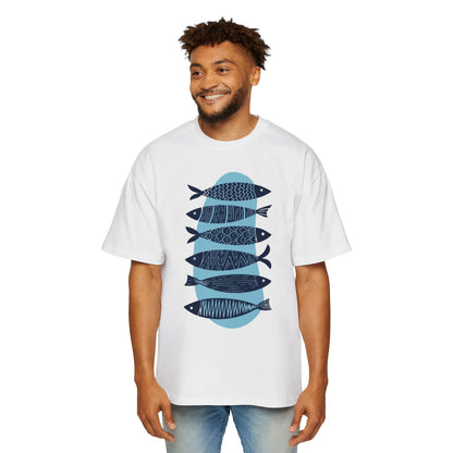 Black & Blue Quantum Catch Cotton Tee