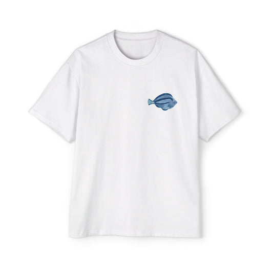 Blue Judgy fish Cotton Tee