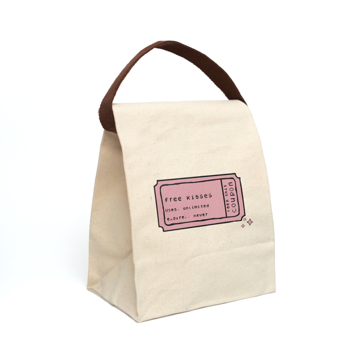 Free Kisses Canvas Tote Bag
