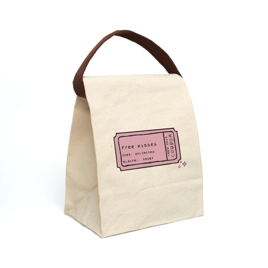 Free Kisses Canvas Tote Bag