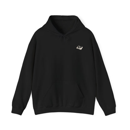 Vintage Turntable Crew Hooded Sweatshirt