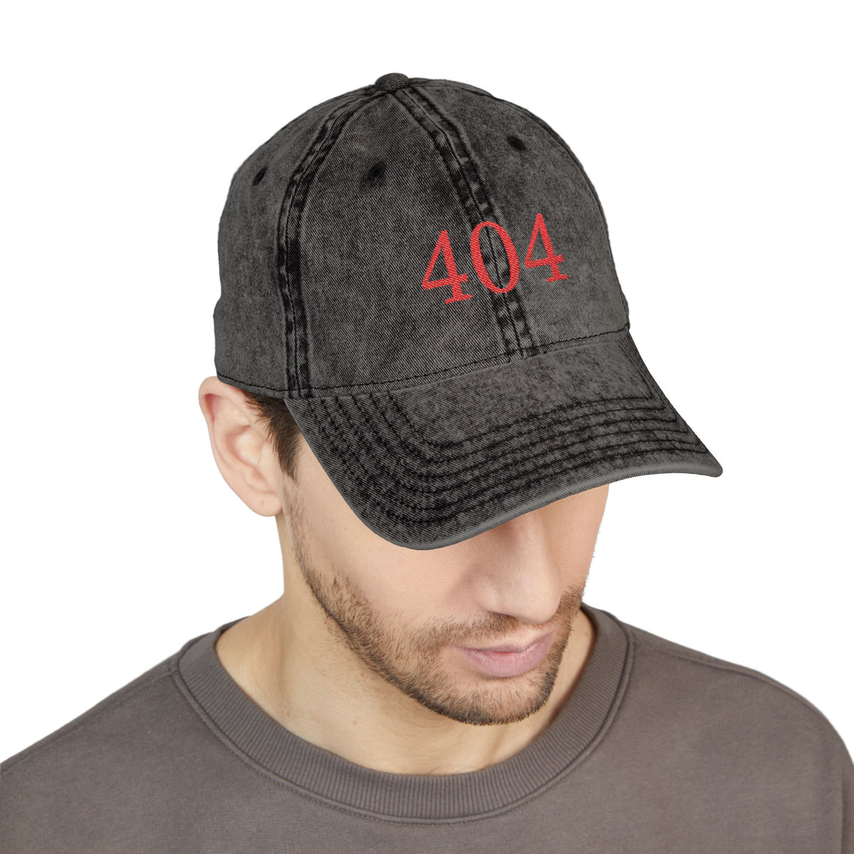 404_NOTFOUND CAP – VINTAGE BLACK