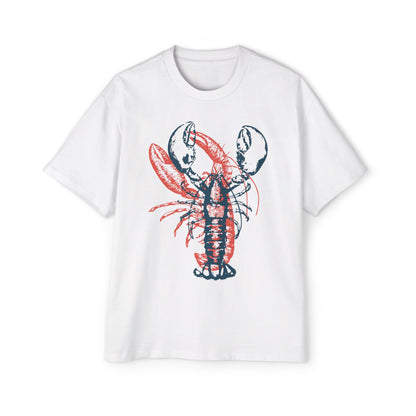 Red Blue Claw & Pinch Cotton Tee