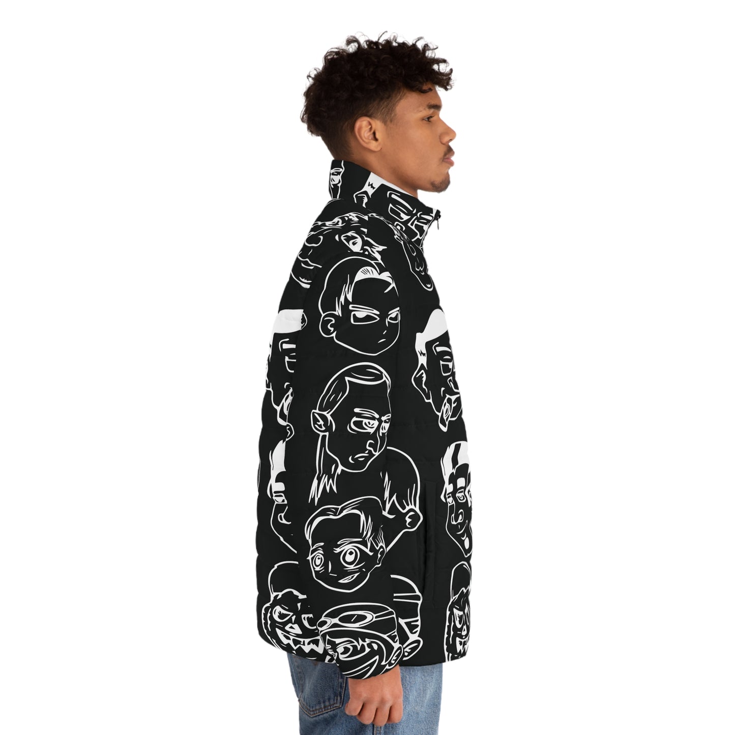 Character Collective Puffer Jacket (AOP)