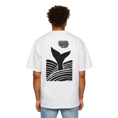 Black Shadowed Leviathan Cotton Tee
