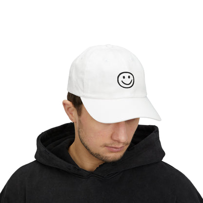 Classic Smile Dad Cap | Casual Hat for Happy Vibes, Gift for Father's Day, Summer Accessory, Outdoor Style
