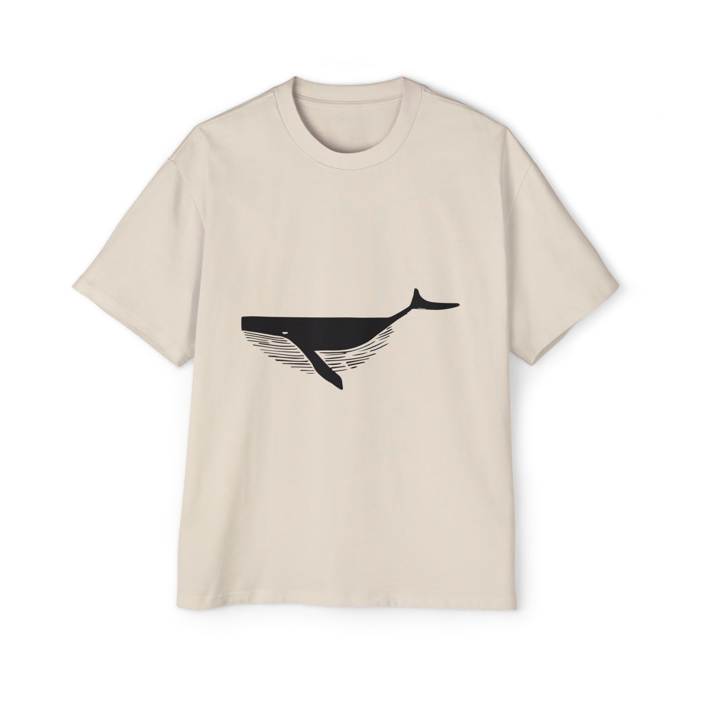 Black Shadowed Leviathan Cotton Tee