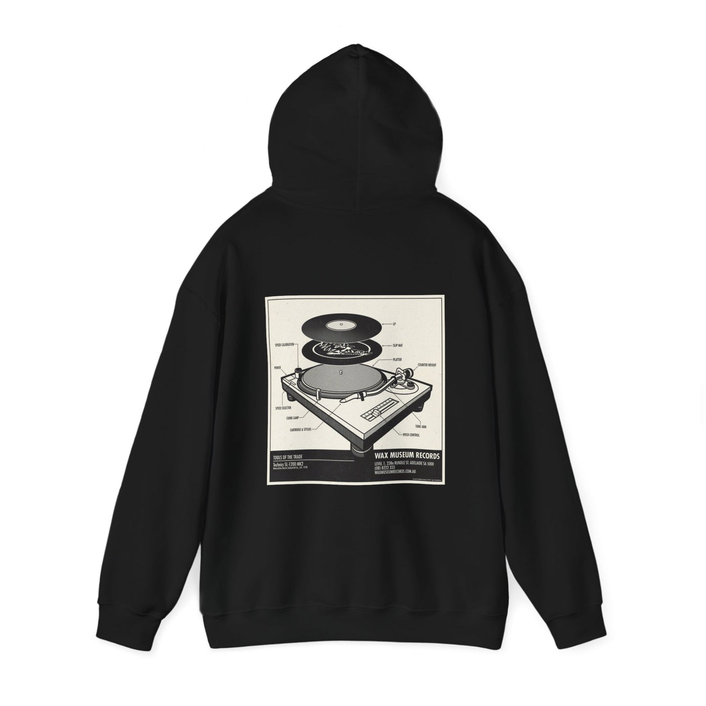 Analog Vibes Crew Hooded Sweatshirt
