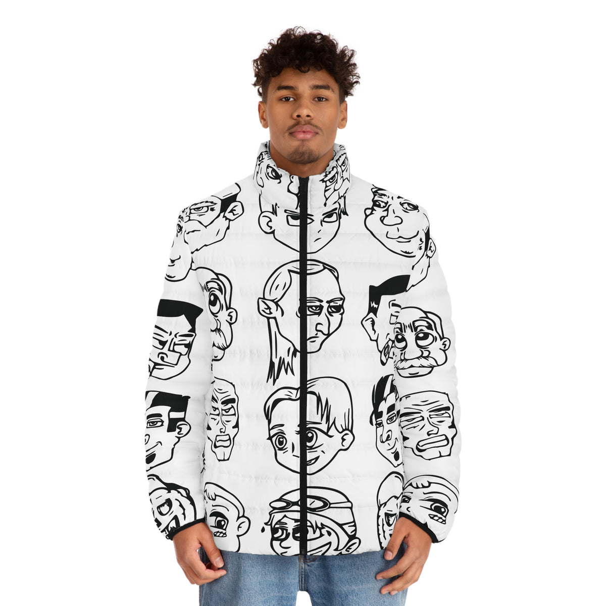 Character Collective Puffer Jacket (AOP)