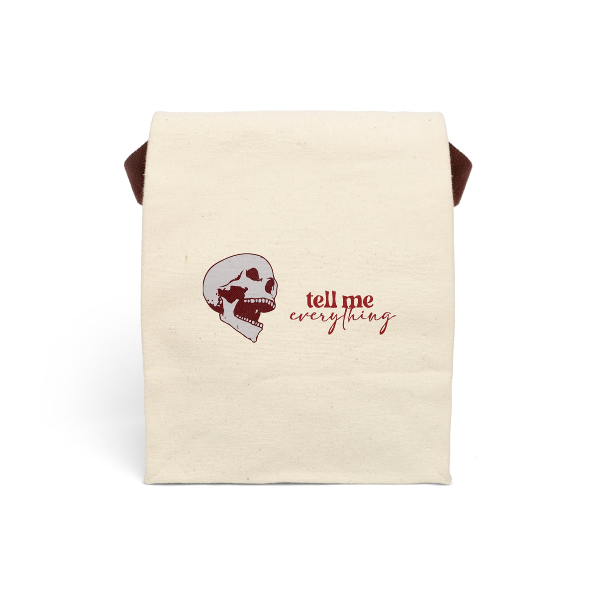 Tell me everything Canvas Tote Bag