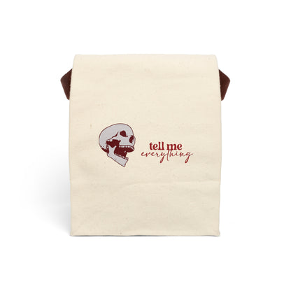 Tell me everything Canvas Tote Bag