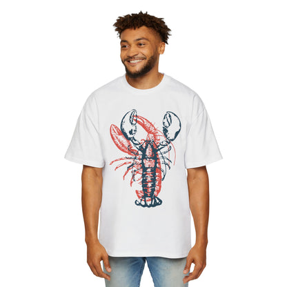 Red Blue Claw & Pinch Cotton Tee