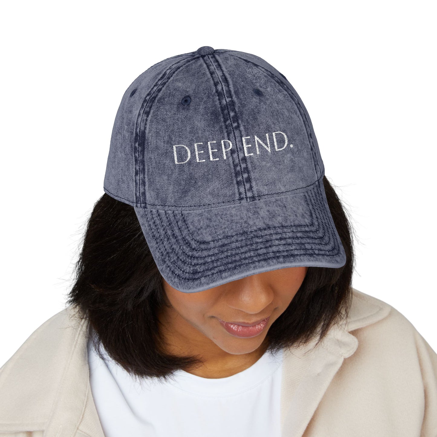 'DEEP END.' Cap - Perfect Gift for Caps Lovers, Trendy Accessories, Casual Outfits, Birthday Gift, Unique Style