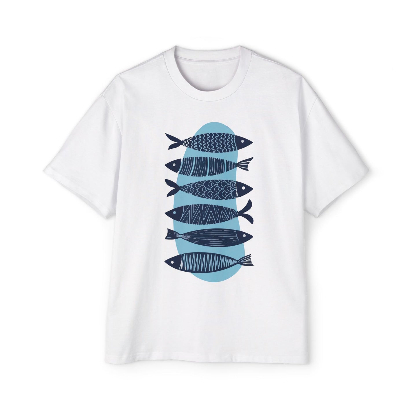 Black & Blue Quantum Catch Cotton Tee