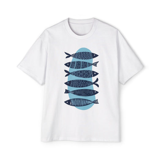 Black & Blue Quantum Catch Cotton Tee