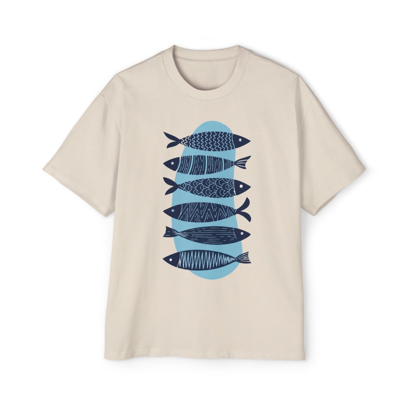 Black & Blue Quantum Catch Cotton Tee