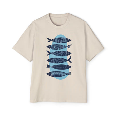 Black & Blue Quantum Catch Cotton Tee